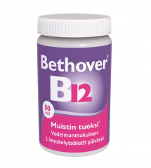 Bethover B12 1 mg Vadelma 50 TABL